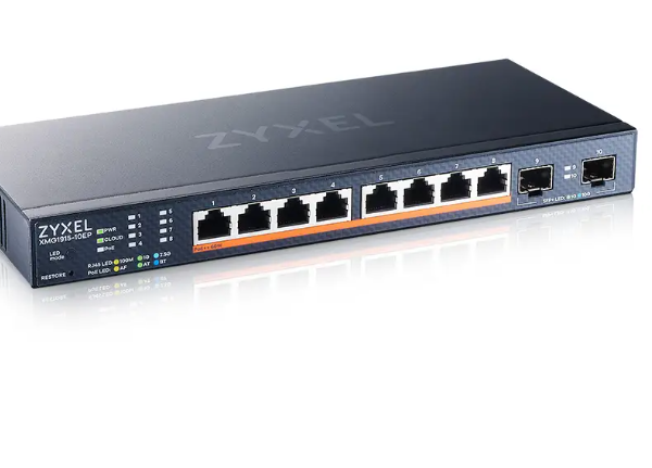 ZYXEL XMG1915-10EP 8PORT GBE 2 SPF+ Hybr