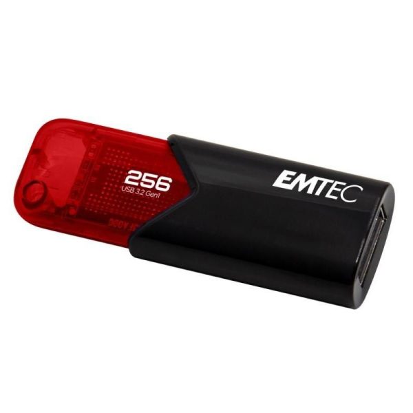 Memorie USB EMTEC Click Easy 256 GB, USB 3.2, Negru