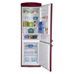 Combina frigorifica FRAM FC-VRR340BDF+, 340 l, Clasa F, Burgundy - imagine 3