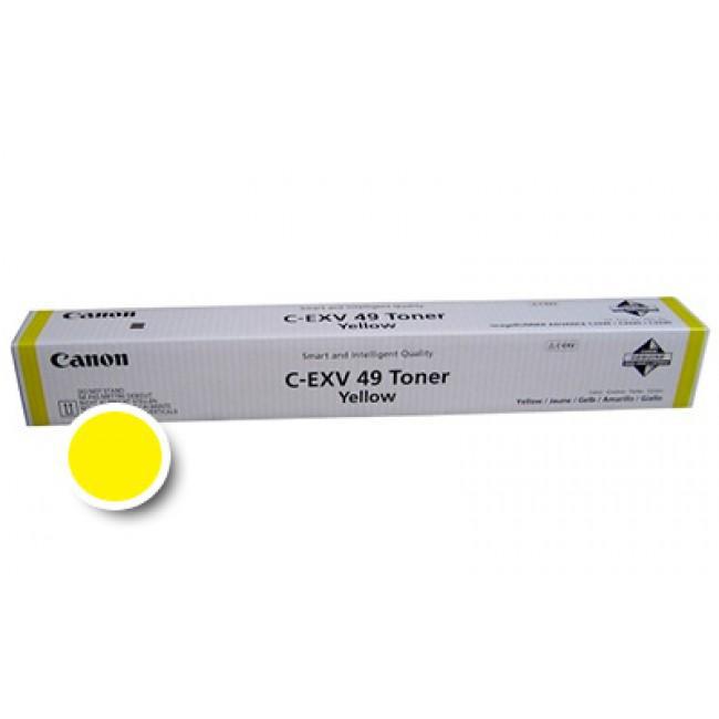 overlay_db2163edf62b84113af9a4f9afa2f15e.jpg Toner Canon EXV49Y, yellow, capacitate 19000 pagini, pentru iR Advance - imagine 1