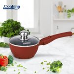CASEROLA ALUMINIU+CAPAC 16x8CM, 1.3 L, CALABRIA, COOKING BY HEINNER - imagine 5