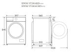 Masina de spalat rufe HEINNER HWM-VT2814KD+++, 8 kg, 1400 rpm, - imagine 3