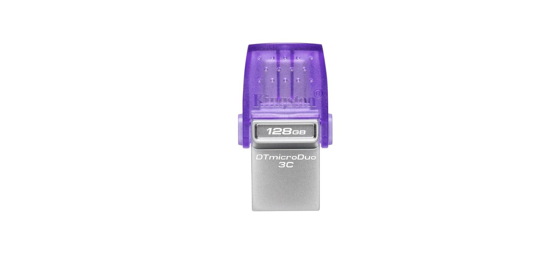 overlay_dc7f134616718c578ef64f628a132237.jpg Memorie USB Kingston microDuo 3C 128 GB, USB 3.0, Purpuriu - imagine 1
