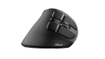 Mouse Trust Voxx, Rechargeable Ergonomic Wireless, negru - imagine 11