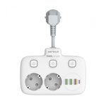 Prelungitor tip priza cu  protectie Serioux Quick Charge 3.0,