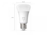 Pachet 3 Becuri LED inteligente Philips Hue A60, Bluetooth, E27 - imagine 3