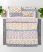 Lenjerie dubla 100% bumbac,4 piese, Milo - imagine 2