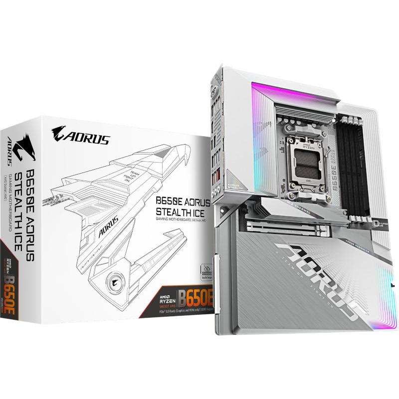 overlay_de146ecdcb5f46fba3e46bb328e38792.jpg Placa de baza Gigabyte B650E AORUS STEALTH ICE, Socket AM5, - imagine 1