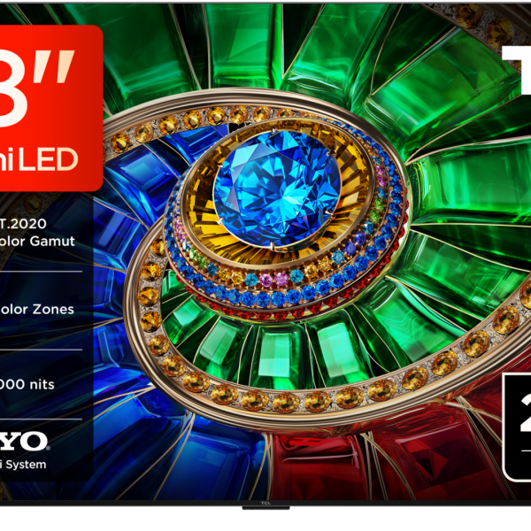 Televizor TCL RGB-MiniLed 98RM7L, 248 cm, Smart Google TV, 4K
