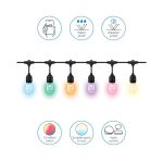 Ghirlanda inteligenta LED RGB pentru exterior Philips WIZ, 12 becuri - imagine 3