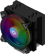 Cooler Procesor AQIRYS URANUS LS ARGB, Aer, 12 cm, aRGB - imagine 9