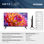 Televizor METZ LED 32MTH2000Z, 80 cm, HD, Clasa E (Model - imagine 5