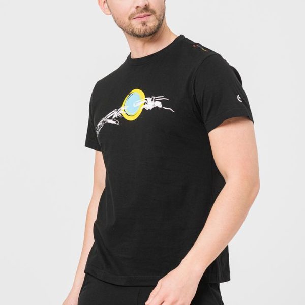 TRICOU CASUAL MANA BICICLETA BARBATI BLACK-L