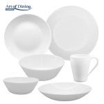 SET 6 BOLURI OPAL ALB 19 CM, AIDA, ART OF - imagine 3