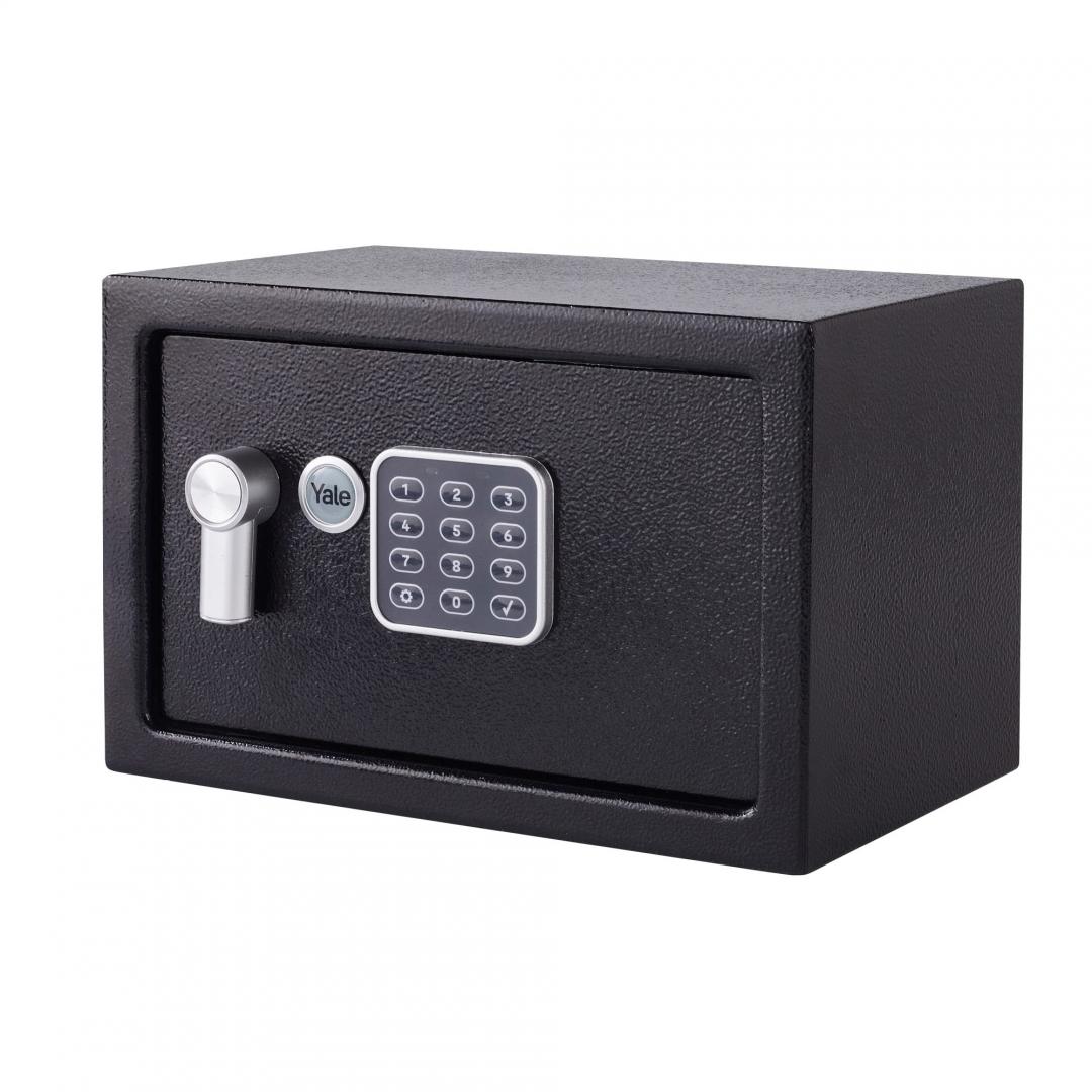 overlay_dfaeae454328ee76177822d9f3bf00c9.jpg Seif Yale Standard Rezidential YSV/250/DB2; Alcatuit din otel; Tastatura digitala - imagine 1