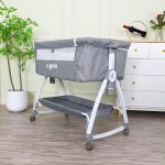 Patut 2 in 1 Co-Sleeper cu functie de leagan, U-Grow - imagine 2