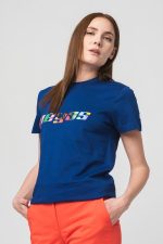 TRICOU  LOGO MULTICOLOR FEMEI  ROYAL BLUE-S - imagine 4
