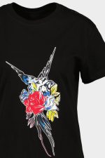 TRICOU PASARE FLORI DAMA XS - imagine 3