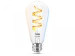 Bec LED RGB inteligent WiZ Connected Filament Clear ST64, Wi-Fi, - imagine 2