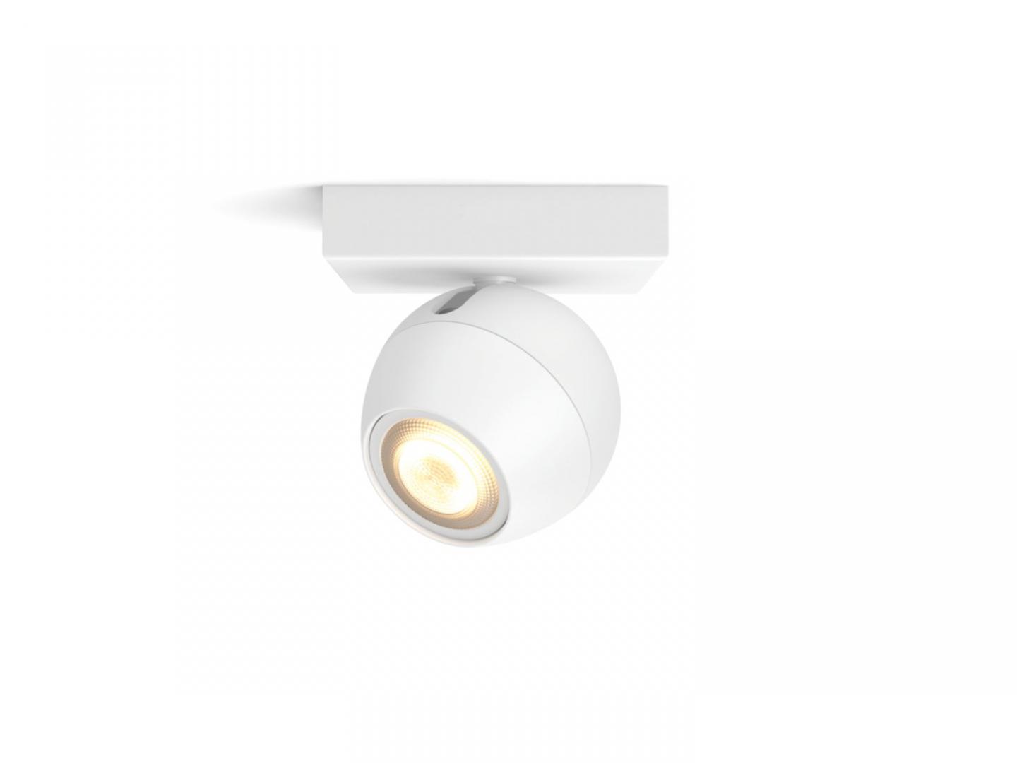 overlay_e07d02da47cb94dbcafb559a4c35b79f.jpeg Spot LED Philips Hue Buckram, Bluetooth, GU10, 5W (50W), 350 - imagine 1