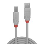 Cablu transfer Lindy LY-36681, USB 2.0 Type A to B, - imagine 2