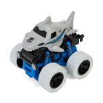MASINA OFF-ROAD 4X4, 360 DE GRADE, 10.8CM, ALBA, MOMKI - imagine 2