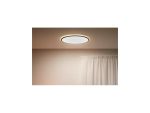 Plafoniera LED RGB WiZ SuperSlim, Wi-Fi, control vocal, 22W, 2600 - imagine 2