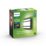 Aplica LED pentru exterior Philips Petronia, 12W (83W), 1200 lm, - imagine 3