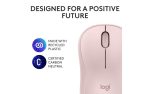 Mouse Logitech MK240 Silent Wireless, optic, interfata Bluetooth, rezolutie 1000 - imagine 2