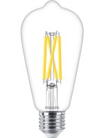 Bec LED Philips Classic ST64, EyeComfort, E27, 5.9W(60W), 806 lm - imagine 2