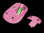 Mouse Wireless Trust Yvi FX, 1600 dpi, roz - imagine 4