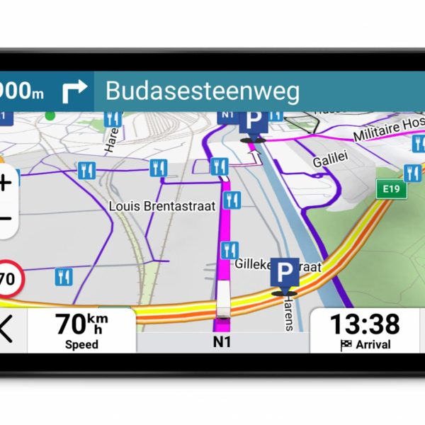 GPS Garmin Dezl LGV720, tip afisaj IPS super-panoramic de 6,95",