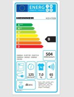 Uscator de rufe cu condensare Heinner HCD-V702B - imagine 4