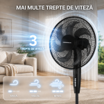 VENTILATOR CU PICIOR HEINNER HSF-M750DBK - imagine 6