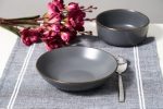 SET 6 FARFURII  ADANCI,  CERAMICA 20 CM, CALYPSO, - imagine 3
