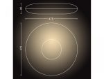 Plafoniera LED Philips Hue Cher, Bluetooth, 24W (204W), 2900 lm - imagine 3