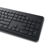 Kit Wireless tastatura si mouse Dell KM3322W, taste numerice, Negru - imagine 6