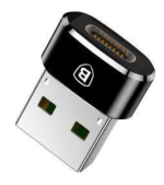 Adaptor Baseus Mini CAAOTG-01, negru - imagine 2