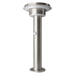 Stalp LED solar pentru exterior cu senzor de lumina si - imagine 3