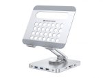 Conceptronic DONN26G Tablet Stand with 8-in-1 USB 3.2 Gen 1 - imagine 3
