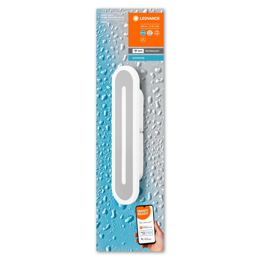 overlay_e4e748dc12e07cea8f45e900c79b5c3a.jpg Aplica LED inteligenta pentru baie Ledvance SMART+ Wifi Orbis Bath - imagine 1