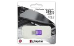 Memorie USB Kingston microDuo 3C 256 GB, USB 3.0, Purpuriu - imagine 3