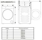 Uscator de rufe HEINNER HHPD-HMK80IVFC+++, 8 kg, Inverter, Clasa: C, - imagine 8