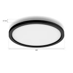 Plafoniera LED Philips Hue Aurelle, Bluetooth, 24.5W, 2450 lm, lumina - imagine 3