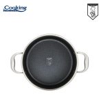 SEMIOALA INOX+CAPAC STICLA IN 3 STRATURI 24x12 CM, 5 L, - imagine 3