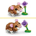 HAMSTER ADORABIL CU O FLOARE  LEGO31376 - imagine 3