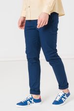 PANTALONI LUNG CASUAL BARBATI  NAVY XL - imagine 3