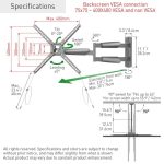 Suport TV perete pentru exterior Barkan 4move OD XLong, pentru - imagine 2