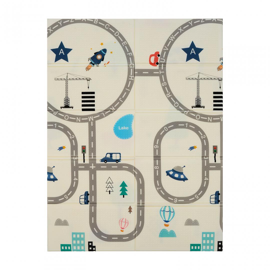 overlay_e7cdfe9d0f82a6e4cb9bc47f43dba760.jpg Covor de joaca pentru copii U-Grow, din spuma, pliabil, 2 - imagine 1