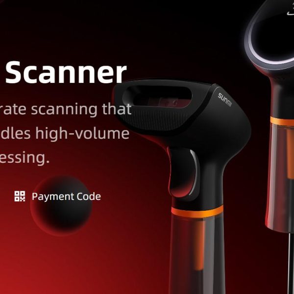 SUNMI Handheld 2D scan gun with autosensor 0,3Mp NS021